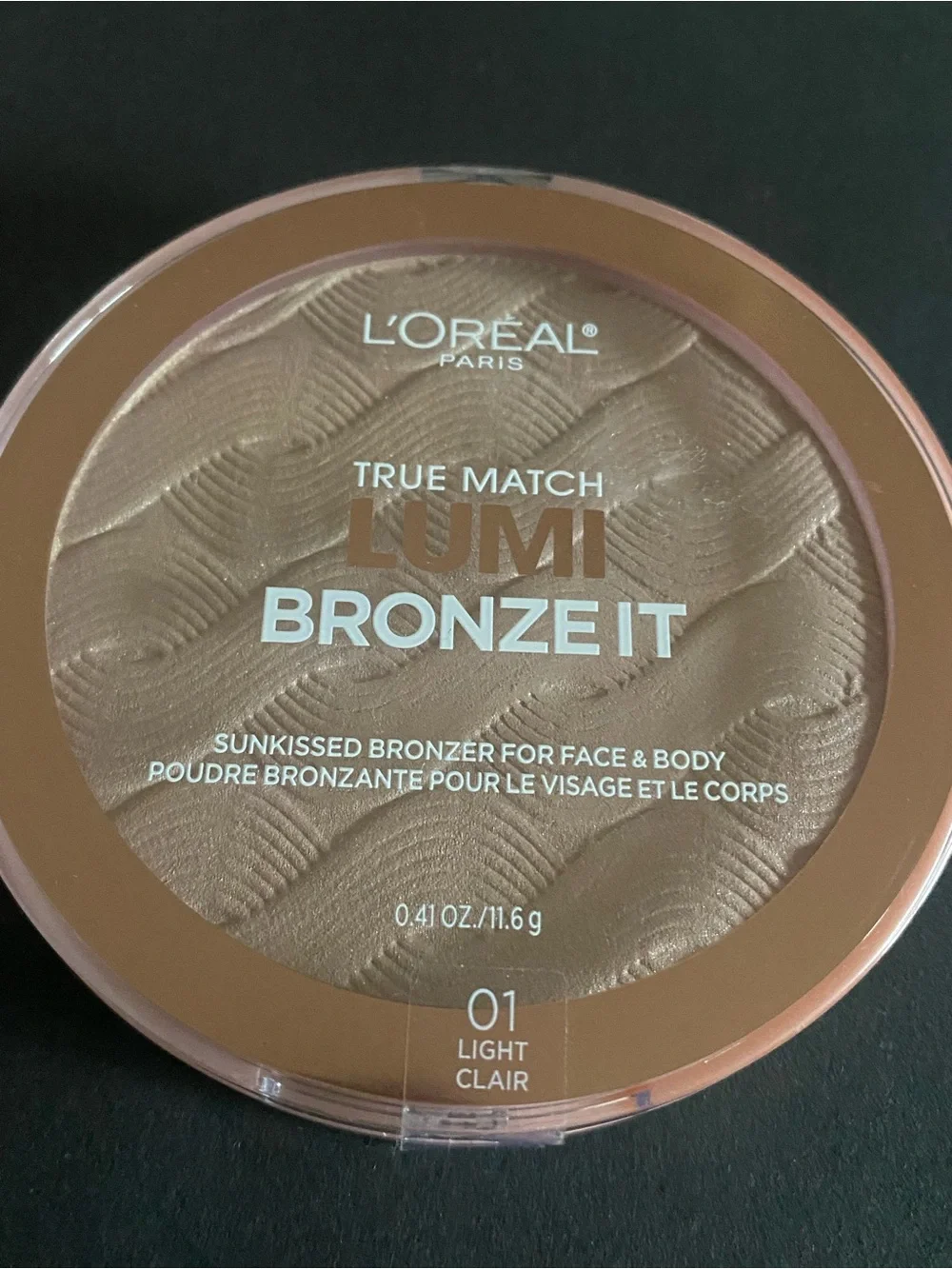 Loreal Paris True Match LUMI Bronze It Sunkissed Glow Bronzer # 01 Light Clair